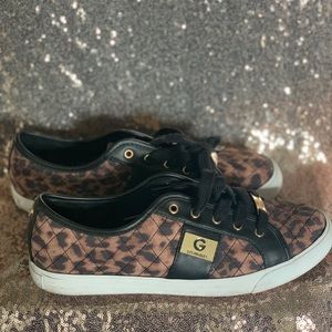 Guess leopard print sneakers women’s size 10